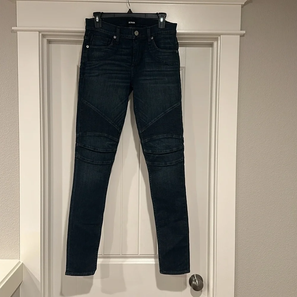 Hudson Jeans Hudson Ethan Biker Mid Rise Skinny Jeans size‎ 29 NWT